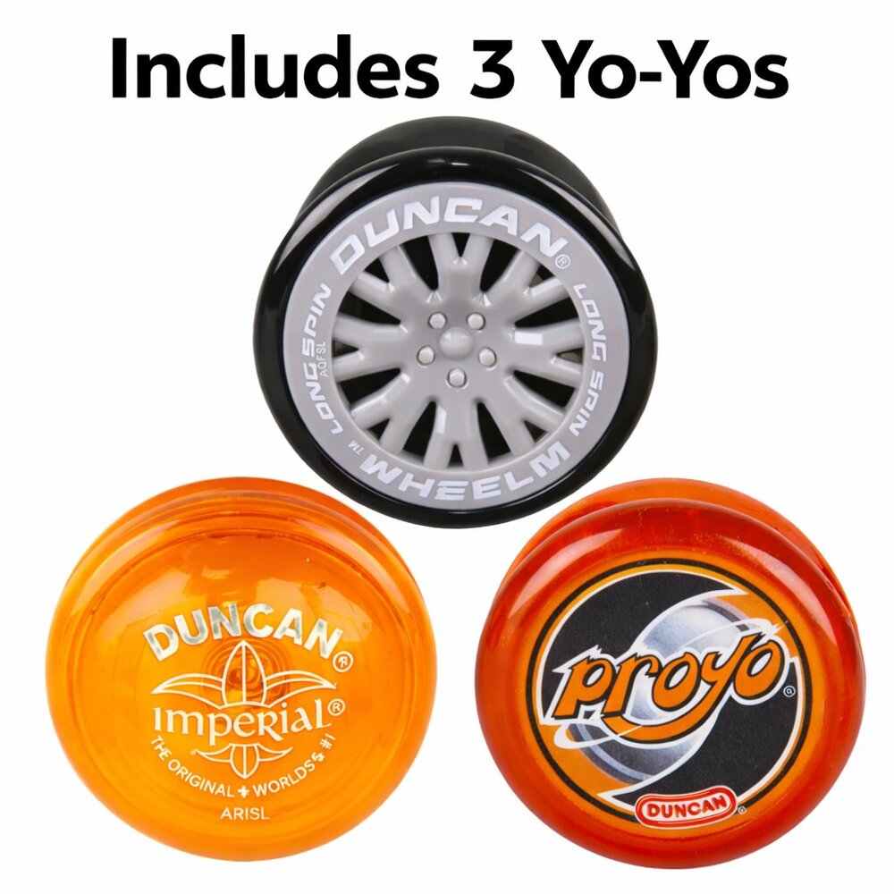Duncan Yo-Yo Set of 3 Mixed Yo-Yos New Sealed For Age 6+